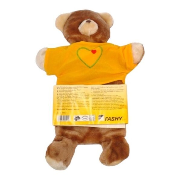 "fashy" Kuschel Children's Hot Water Bottle & Plush Teddy Bear Cover Unused - Picture 2 of 9